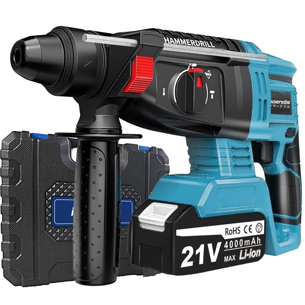 ハンマドリル コードレスハンマードリル 18V 6000mAh大容量電池 Amazon | ハンマドリル コードレスハンマードリル 18V 6000mAh大